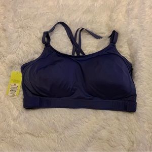 Woman’s 3x all in motion purple sports bra NWT
